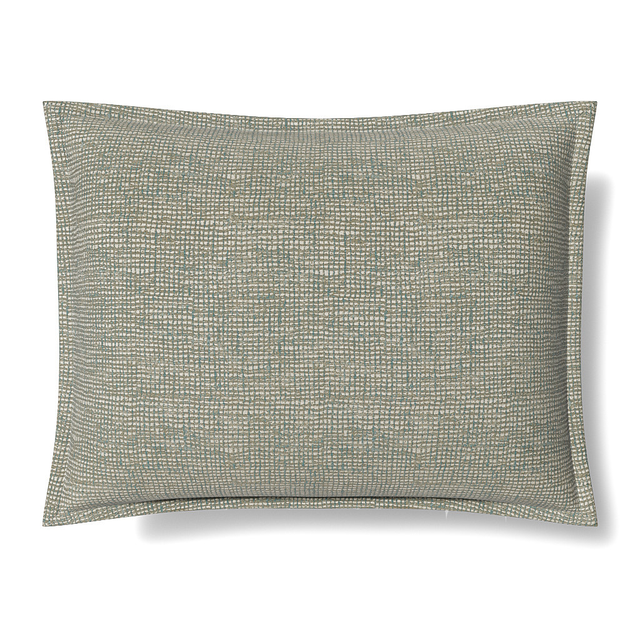 Ann Gish Aqua/Gold 30x25 Screen Pillow