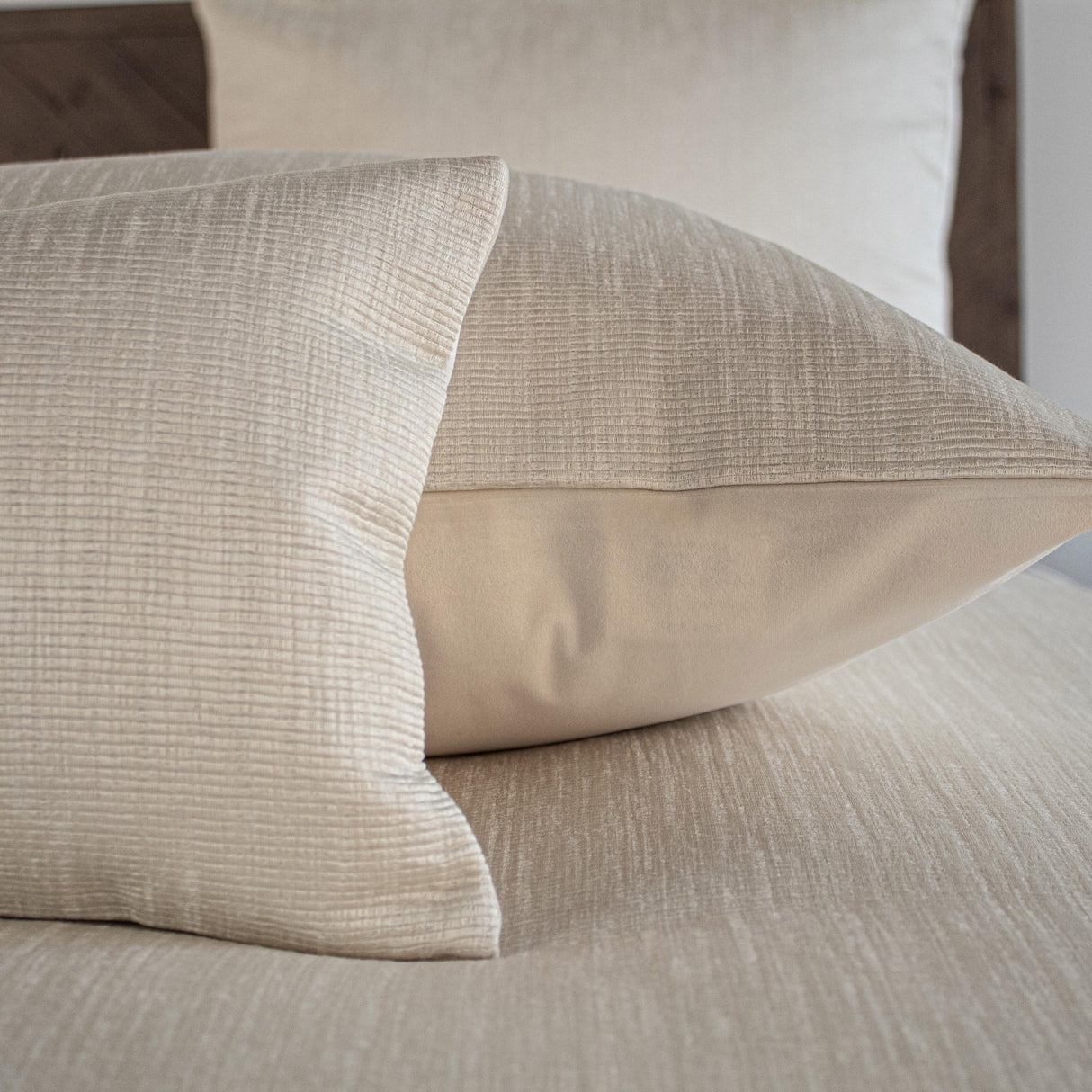 Ann Gish Cream 22x10 Strata Pillow