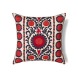 Ann Gish Indigo 24x24 Suzani Pillow