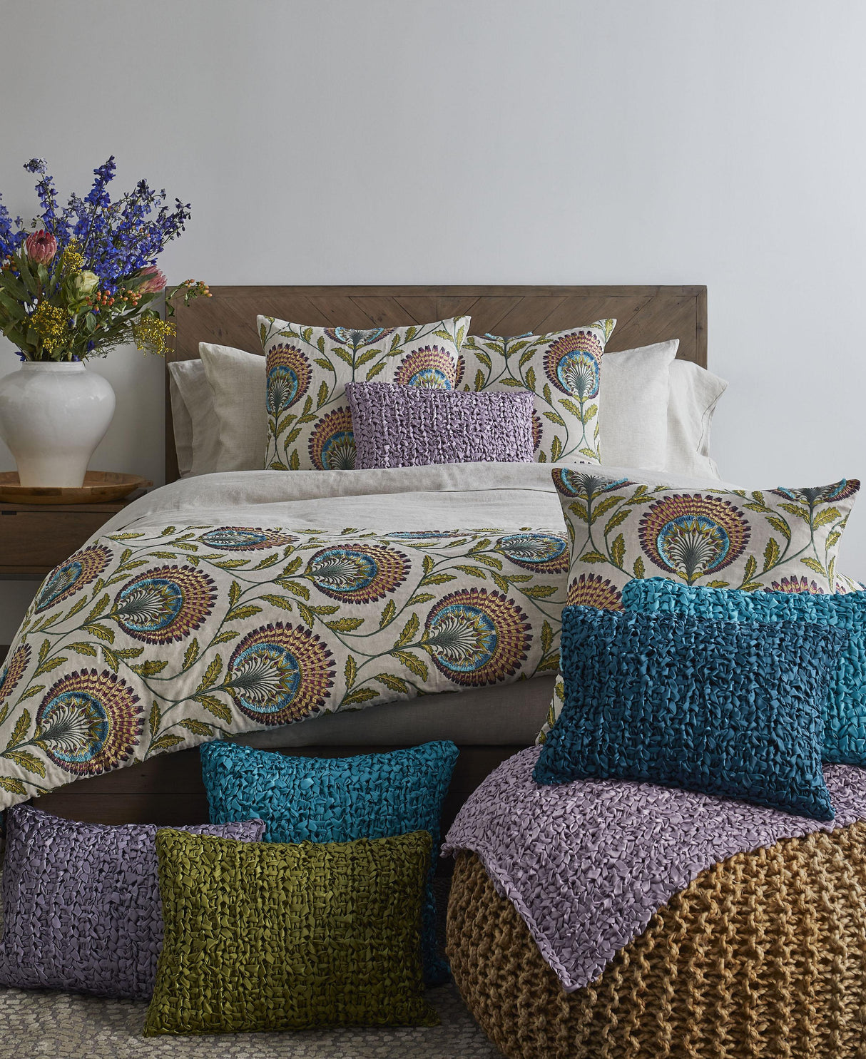 Ann Gish Multi 24x24 Tavus Pillow