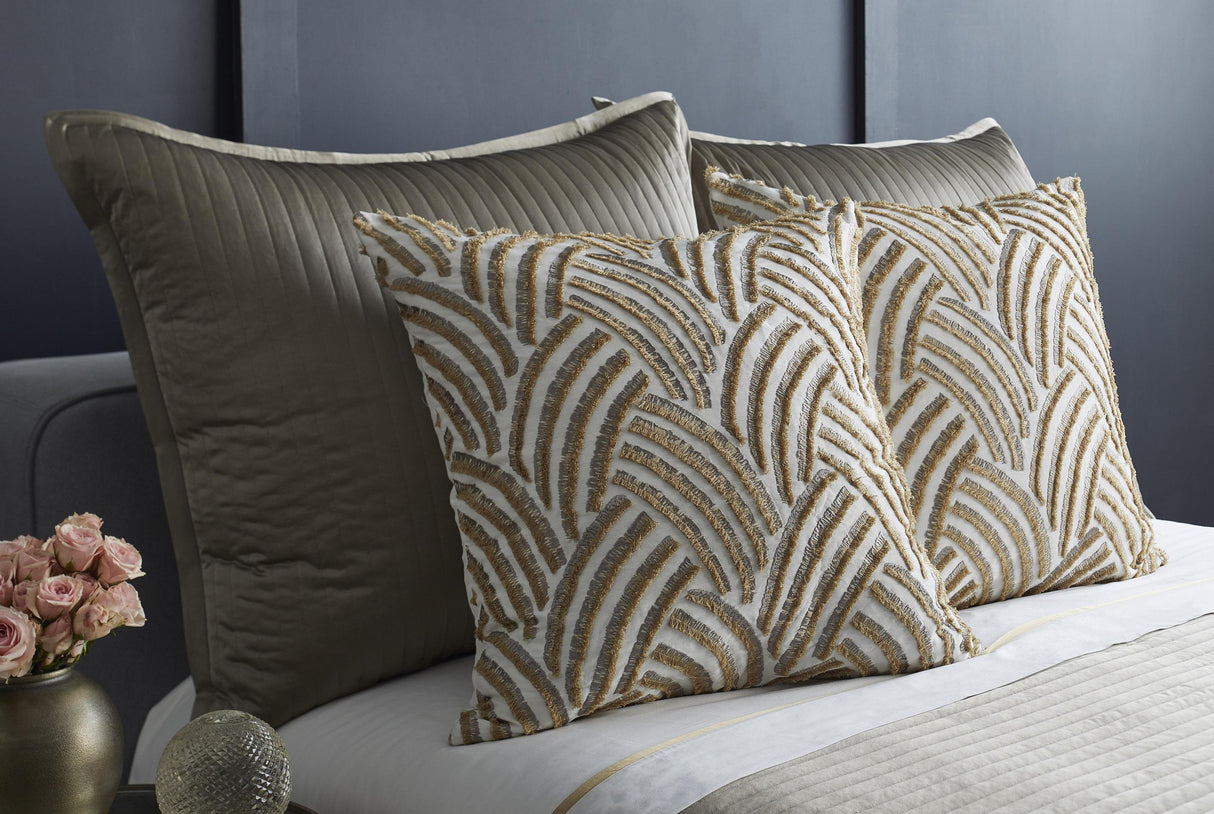 Ann Gish Gold/Silver 24x24 Trevi Pillow