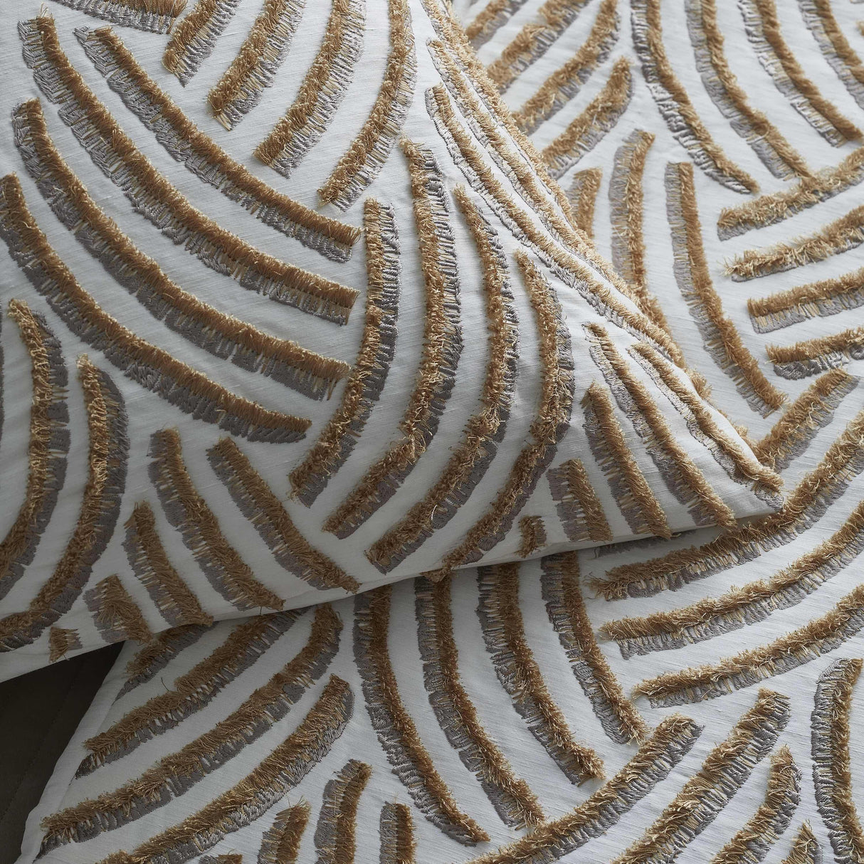 Ann Gish Gold/Silver 24x24 Trevi Pillow