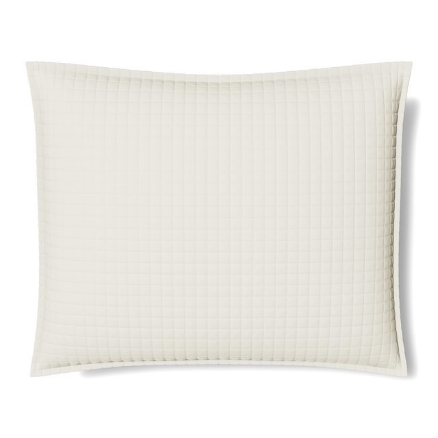 Ann Gish Ivory 36x30x2.5 Ready-to-Bed 2.0 Quilted Pillow
