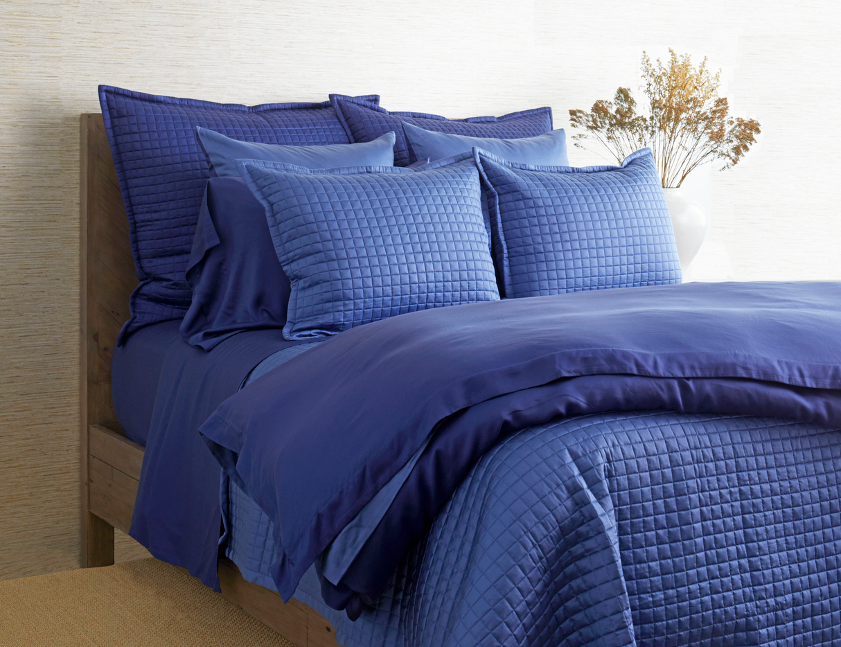 Ann Gish Navy 36x30x2.5 Ready-to-Bed 2.0 Quilted Pillow