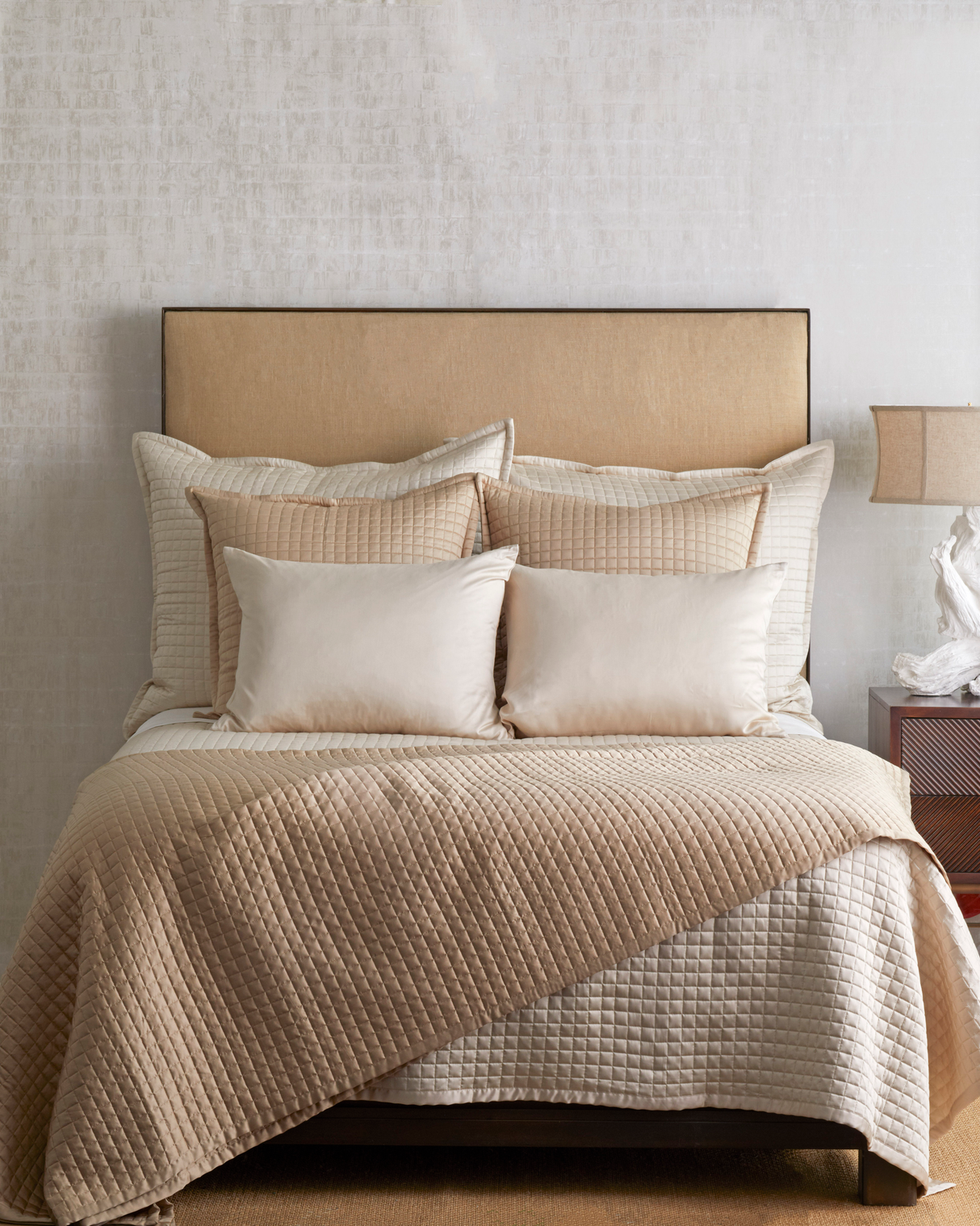 Ann Gish Pumice 36x30x2.5 Ready-to-Bed 2.0 Quilted Pillow