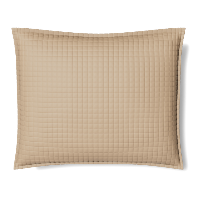 Ann Gish Taupe 36x30x2.5 Ready-to-Bed 2.0 Quilted Pillow