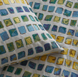 Ann Gish Multi 24x24 Tesserae Mosaic Pillow