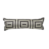 Ann Gish Charcoal/Pumice 36x13 Unmazed Pillow