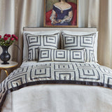Ann Gish Charcoal/Pumice 36x13 Unmazed Pillow
