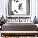 Ann Gish Charcoal/Pumice 36x13 Unmazed Pillow