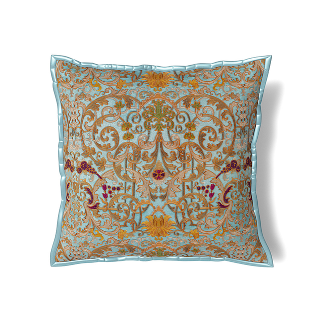 Ann Gish Blue 22x22 Venezia Pillow