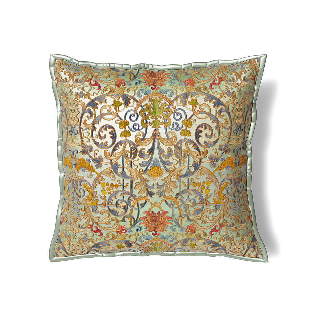 Ann Gish Sage 22x22 Venezia Pillow