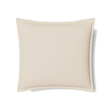Ann Gish Natural Euro Basketweave Quilted Sham