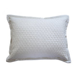 Ann Gish Ivory Standard Basketweave Quilted Sham