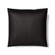 Ann Gish Charcoal Euro Charmeuse Sham With French Knots