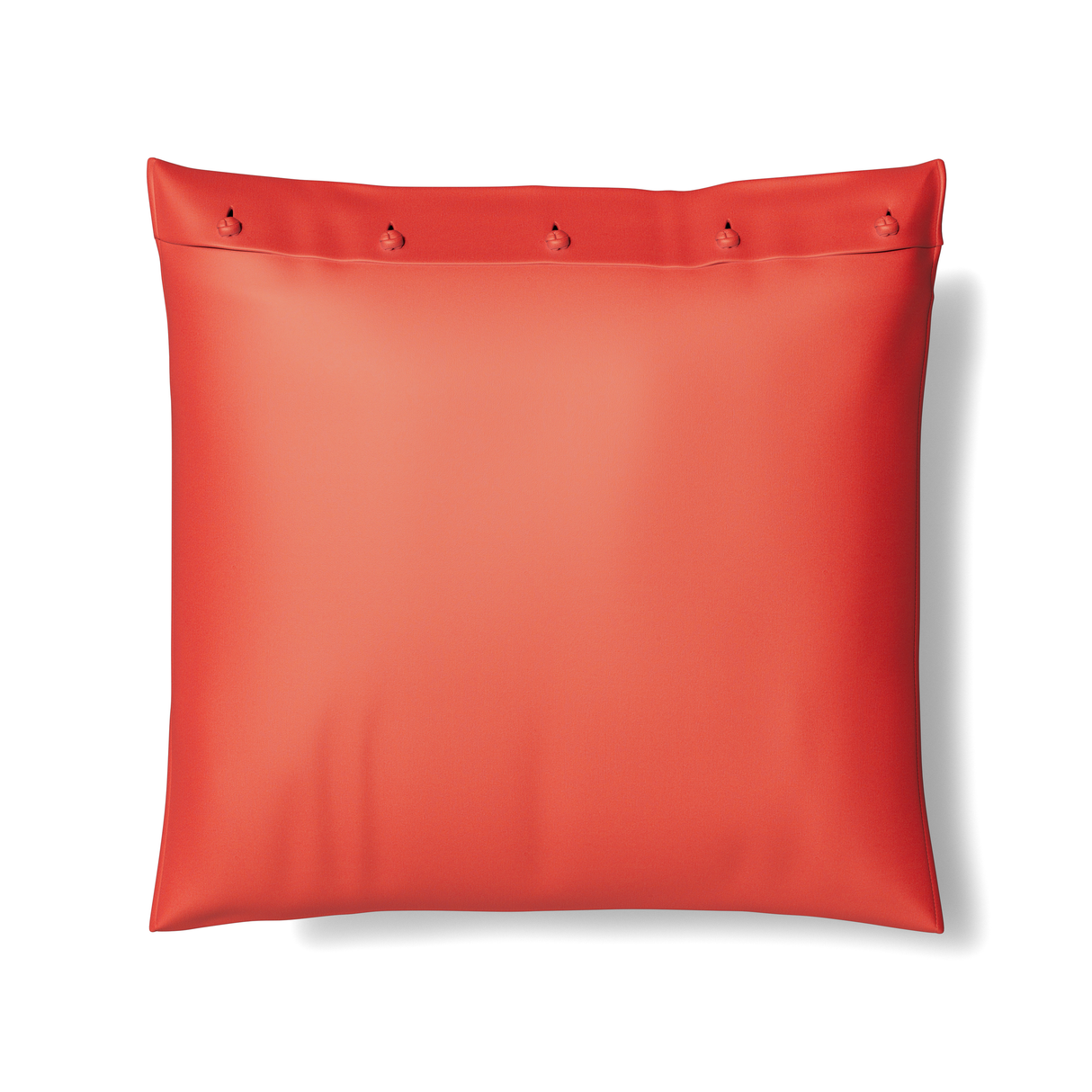 Ann Gish Poppy Euro Charmeuse Sham With French Knots