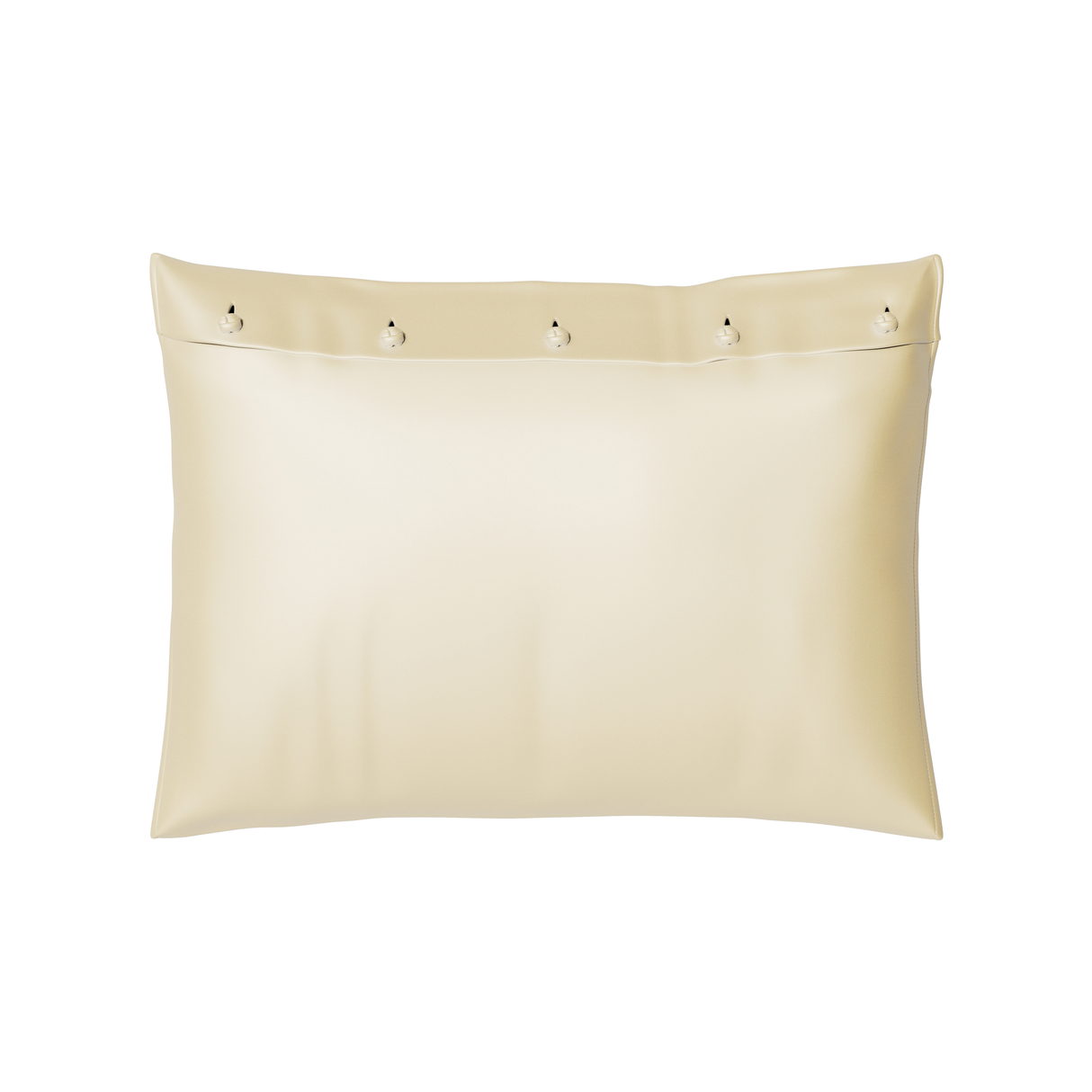 Ann Gish Ivory King Charmeuse Sham With French Knots