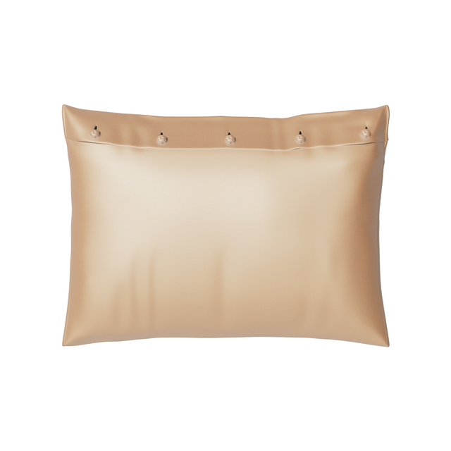 Ann Gish Pumice King Charmeuse Sham With French Knots