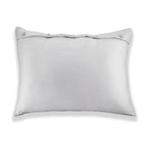 Ann Gish Silver Standard Charmeuse Sham With French Knots
