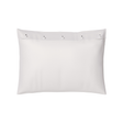 Ann Gish White Standard Charmeuse Sham With French Knots