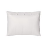 Ann Gish White Standard Charmeuse Sham With French Knots