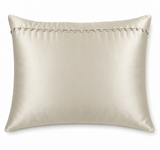 Ann Gish Ivory Standard Tiny Crystals Sham In Charmeuse