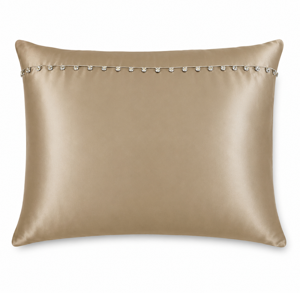 Ann Gish Mystery Standard Tiny Crystals Sham In Charmeuse