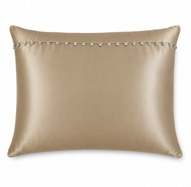 Ann Gish Mystery Standard Tiny Crystals Sham In Charmeuse