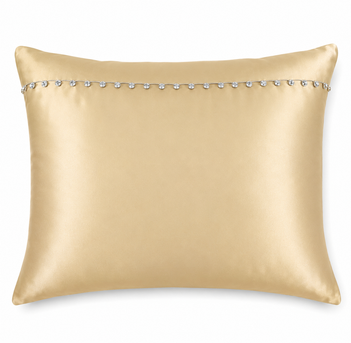 Ann Gish Pumice Standard Tiny Crystals Sham In Charmeuse