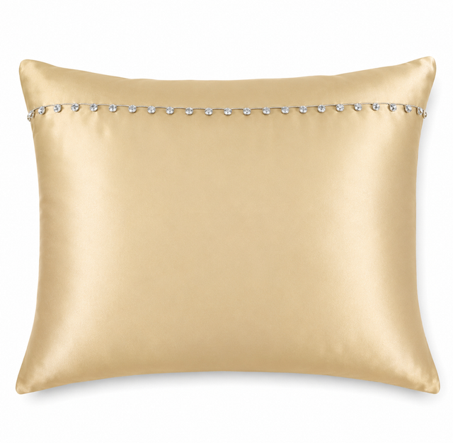 Ann Gish Pumice Standard Tiny Crystals Sham In Charmeuse