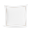 Ann Gish White/Silver Euro Ready-to-Bed 2.0 Cotton & Trim Sham