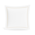 Ann Gish White/Pumice Euro Ready-to-Bed 2.0 Cotton & Trim Sham