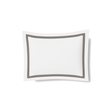 Ann Gish White/Grey King Ready-to-Bed 2.0 Cotton & Trim Sham