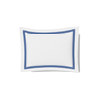 Ann Gish White/Periwinkle King Ready-to-Bed 2.0 Cotton & Trim Sham
