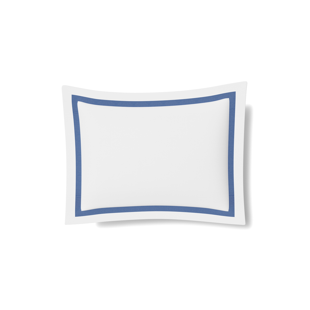 Ann Gish White/Periwinkle King Ready-to-Bed 2.0 Cotton & Trim Sham