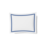 Ann Gish White/Periwinkle King Ready-to-Bed 2.0 Cotton & Trim Sham