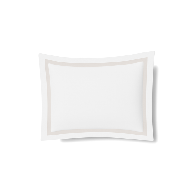Ann Gish White/Silver King Ready-to-Bed 2.0 Cotton & Trim Sham