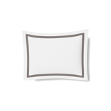 Ann Gish White/Grey Standard Ready-to-Bed 2.0 Cotton & Trim Sham
