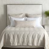 Ann Gish White/Silver Standard Ready-to-Bed 2.0 Cotton & Trim Sham