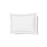Ann Gish White/Silver Standard Ready-to-Bed 2.0 Cotton & Trim Sham