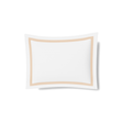 Ann Gish White/Taupe Standard Ready-to-Bed 2.0 Cotton & Trim Sham
