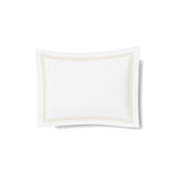 Ann Gish White/Pumice Standard Ready-to-Bed 2.0 Cotton & Trim Sham