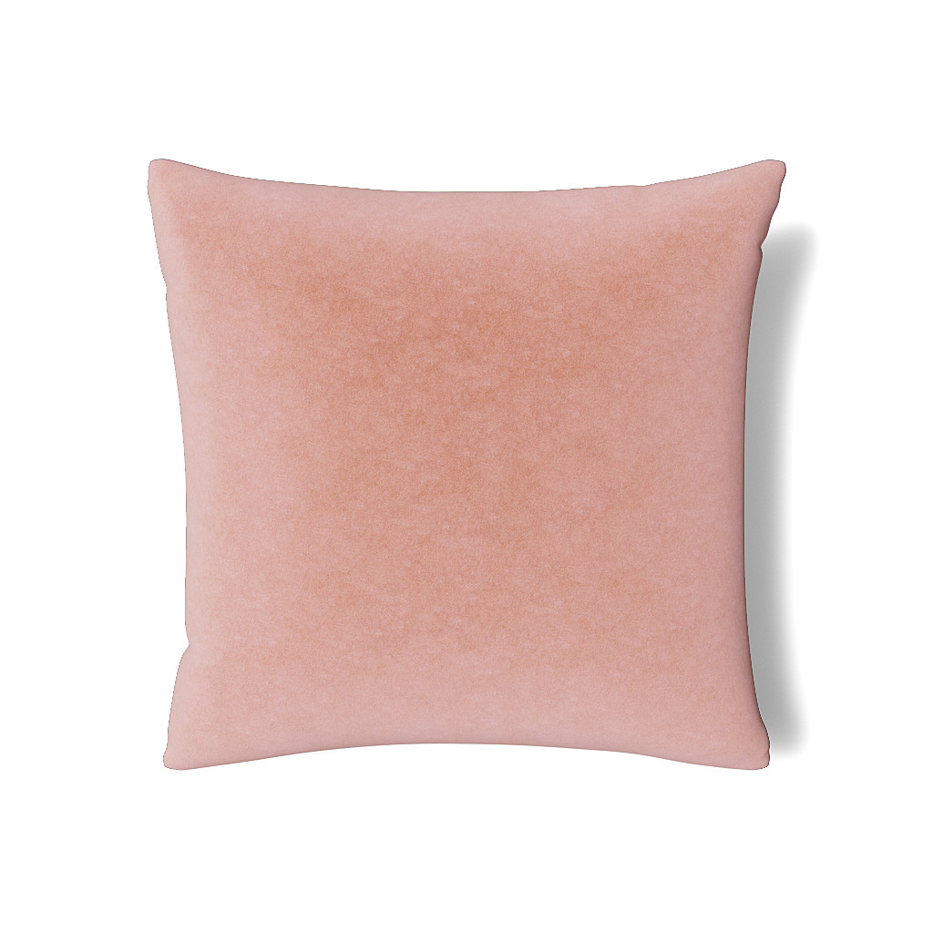 Ann Gish Blush Euro Fresco Velvet Sham