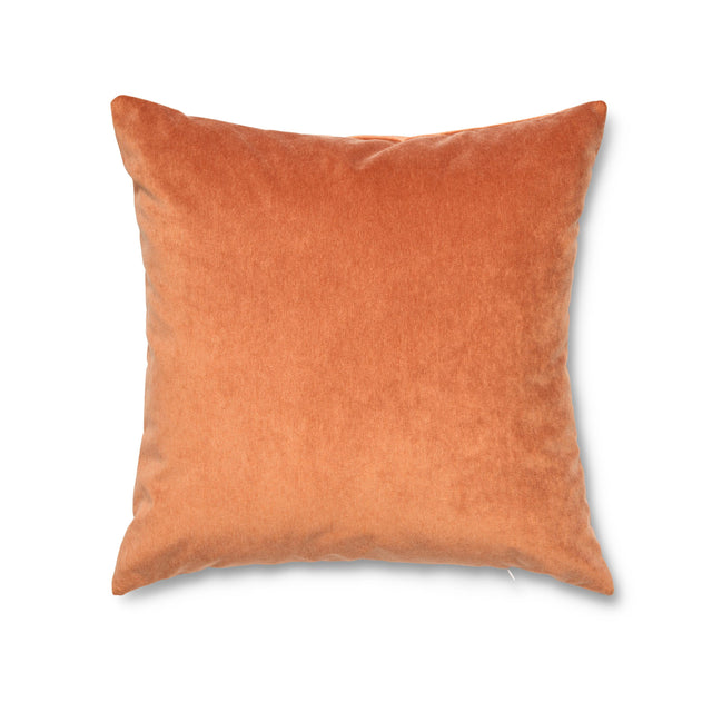 Ann Gish Terra Cotta Euro Fresco Velvet Sham