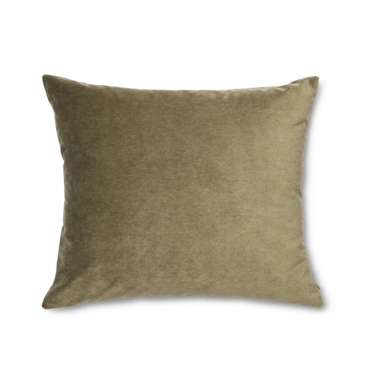 Ann Gish Khaki Standard Fresco Velvet Sham