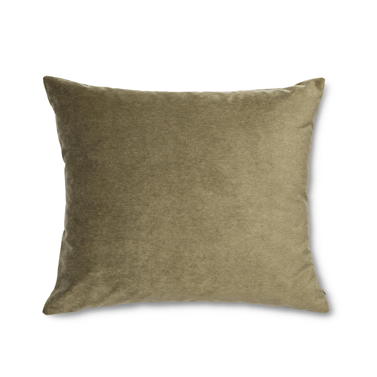 Ann Gish Khaki Standard Fresco Velvet Sham