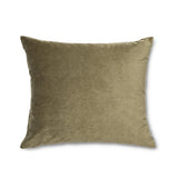 Ann Gish Khaki Standard Fresco Velvet Sham