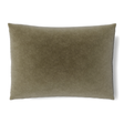 Ann Gish Khaki Standard Fresco Velvet Sham