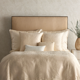 Ann Gish Champagne Euro Hammered Sham
