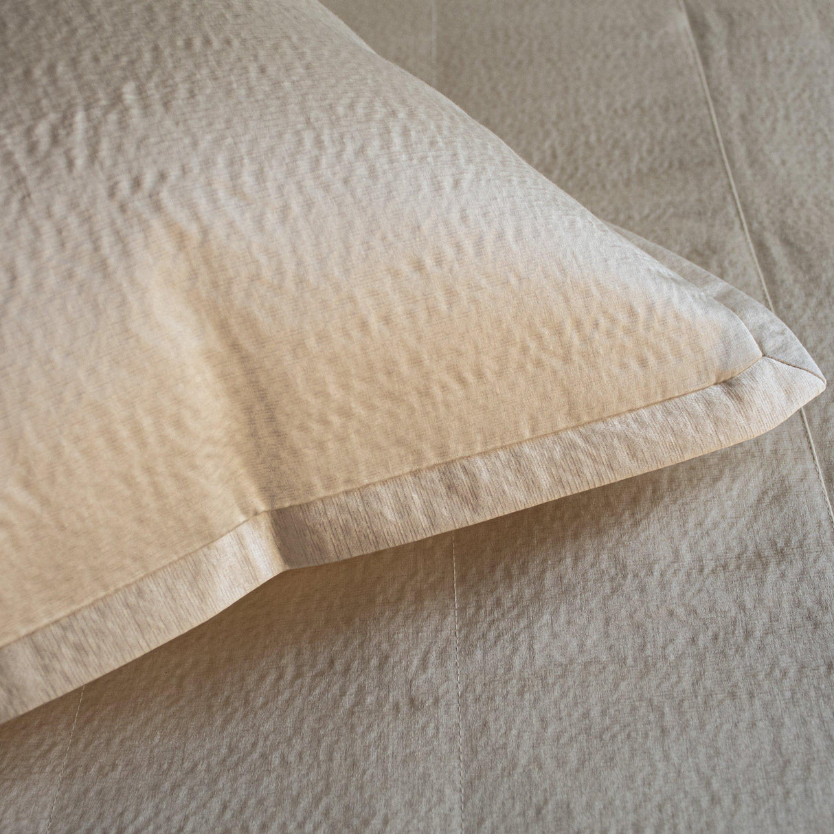 Ann Gish Champagne Euro Hammered Sham